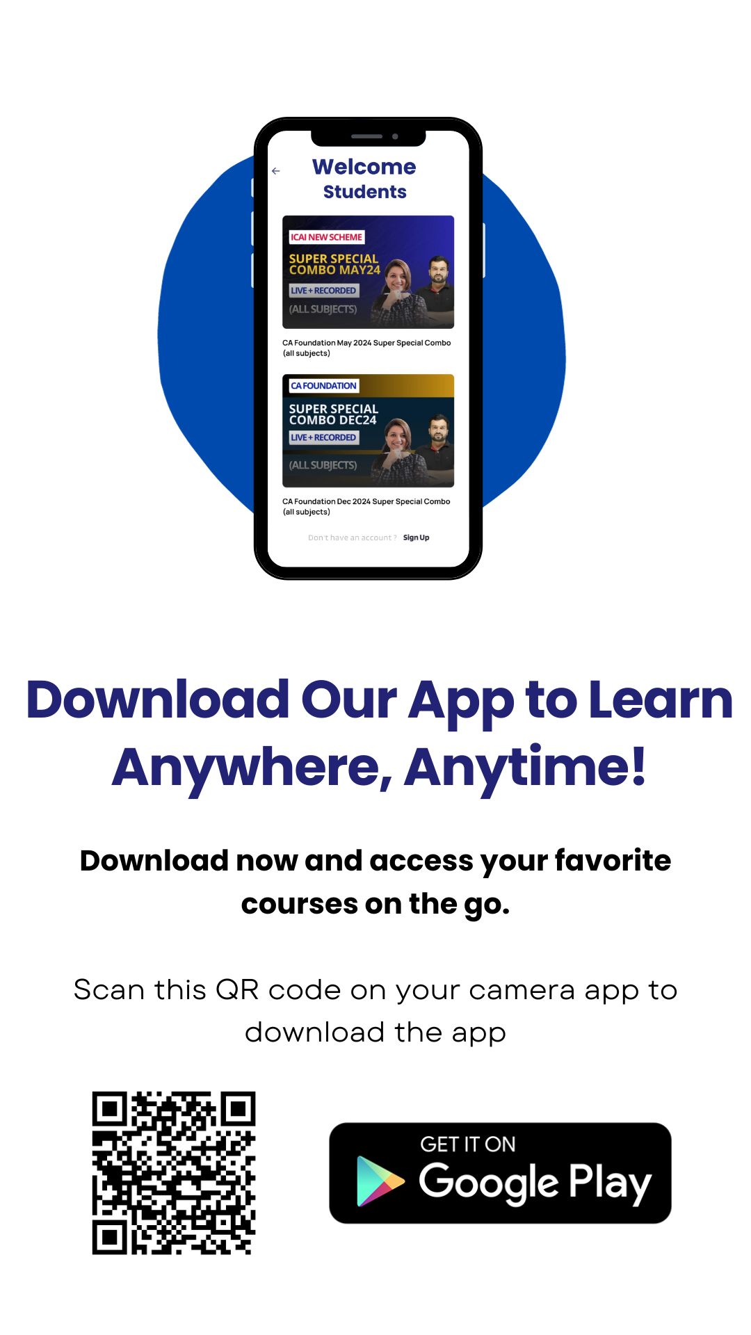 Download App from playstore